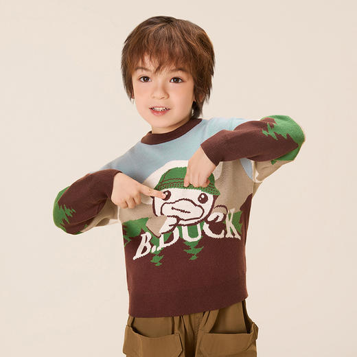 B.Duck小黄鸭童装春秋针织衫105-150 BF3512082 商品图4