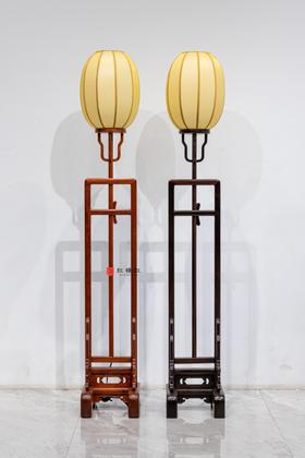 红桥红  家具严选  缅甸花梨（大果紫檀）/大红酸枝（交趾黄檀）【灵芝如意宫灯】