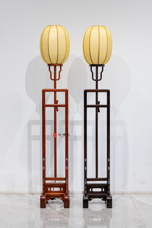 红桥红  家具严选  缅甸花梨（大果紫檀）/大红酸枝（交趾黄檀）【灵芝如意宫灯】 商品图0