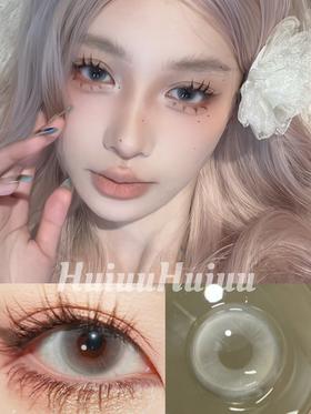 【大直径月抛】T-sukicon-雾都山茶花灰-14.5mm【月抛 0-800度 无525/575】