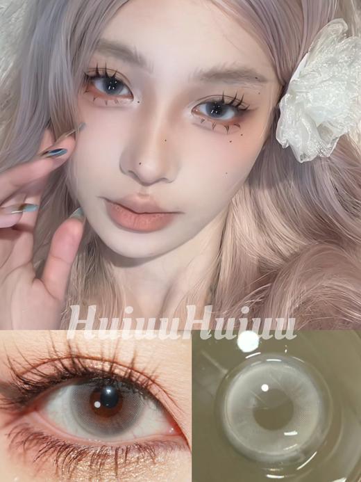 【大直径月抛】T-sukicon-雾都山茶花灰-14.5mm【月抛 0-800度 无525/575】 商品图0