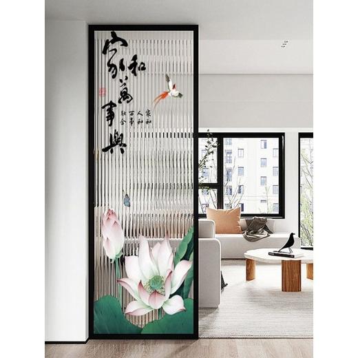 隔断长虹客厅屏风时尚过道入户屏风隔断超白走廊遮挡钢化玻璃艺术 商品图1