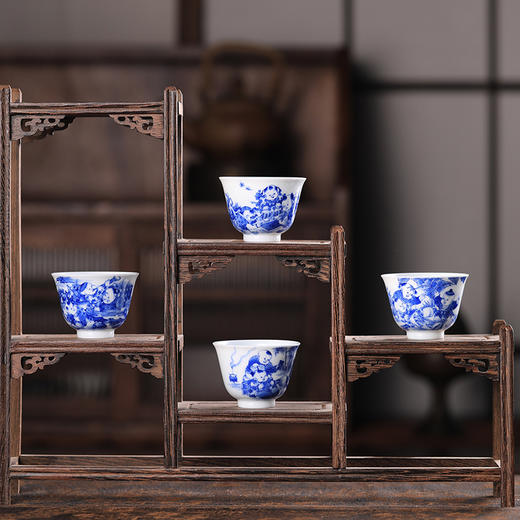 铭墨-琴棋书画三童杯套组 商品图0