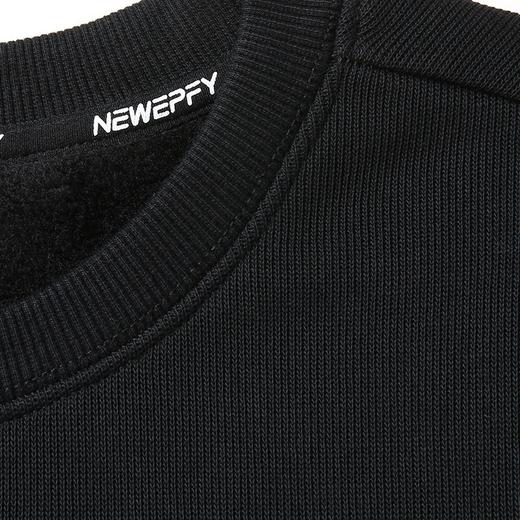 【新款DZP】大依优型大码加绒长袖卫衣圆领套头印花卫衣加肥加大宽松休闲上衣男士 商品图5