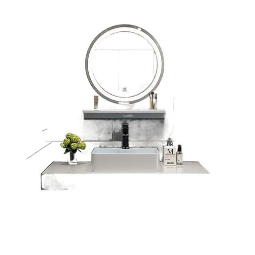 台洗脸盆宾馆洗手盆墙式款卫生间盆轻奢挂大理石洗漱台上组合 商品图4