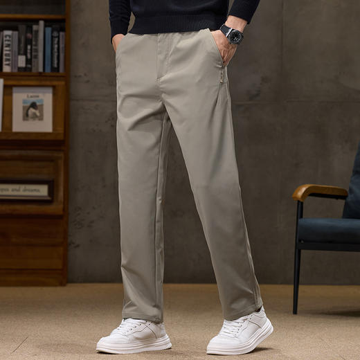 【新款DQ】大依优型大码直筒休闲长裤男舒适休闲简约百搭加肥加大男装潮款 商品图5