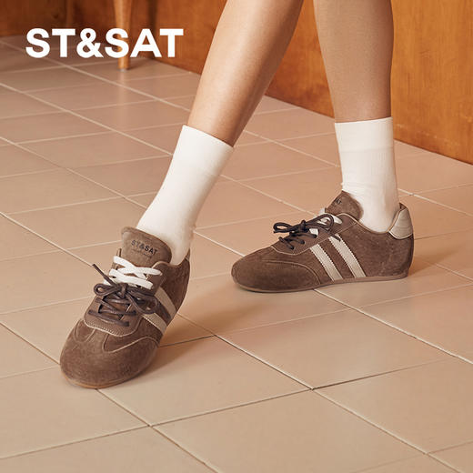 星期六经典复古舒适百搭德训鞋SSC3112CC8 商品图4