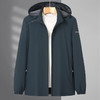 【可拆卸帽】【新款DZP】大依优型大码加绒加厚棉服棉衣外套男宽松加肥加大码上衣男士胖子休闲商务夹克 商品缩略图1