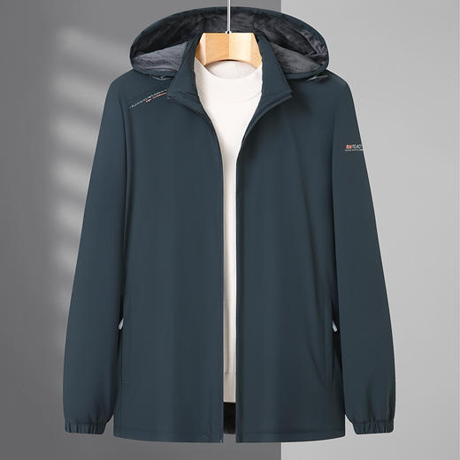 【可拆卸帽】【新款DZP】大依优型大码加绒加厚棉服棉衣外套男宽松加肥加大码上衣男士胖子休闲商务夹克 商品图1