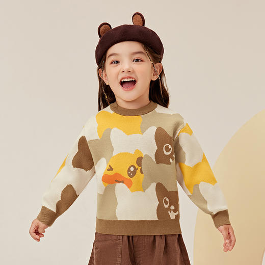 B.Duck小黄鸭童装春秋针织衫90-130 FF3512070 商品图5