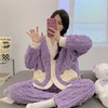 冬天【珊瑚绒月子服】冬季产后孕妇睡衣 春秋冬款产妇哺乳睡衣套装 商品缩略图11