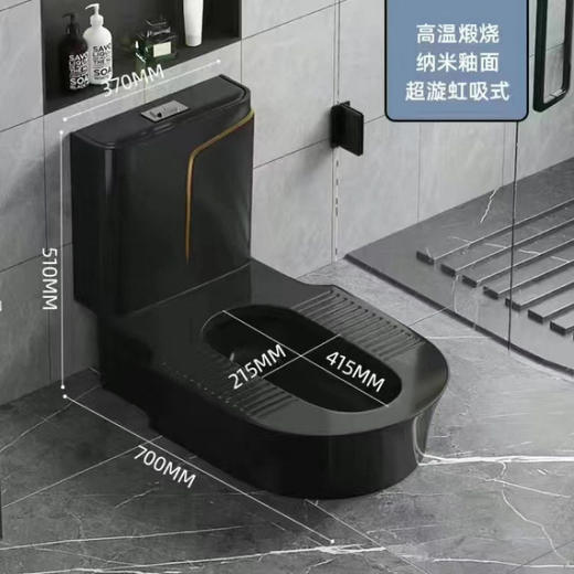 蹲挖坑马桶式台式蹲坑蹲便免神器新款蹲厕台免砌改坐便器便器 商品图3