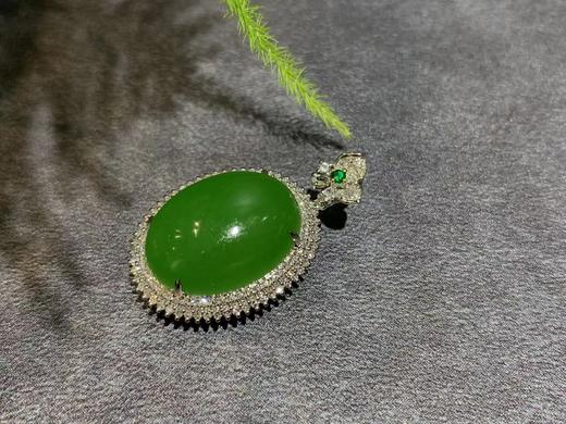 【御珠宫坊】金镶碧玉吊坠 商品图3