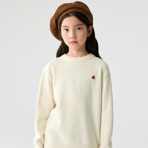 巴拉巴拉童装新款儿童毛衣中大童女童宝宝套头男童百搭打底潮 商品图1