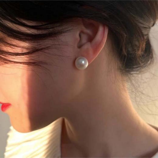 🍎 最出圈的戴妃款 🍉🍉 【法式轻奢粉光施家珠耳钉】 🥰🥰 OLEVO精选超大10MM粉光施家珠🧚🧚 💥温婉优雅谁戴谁好看,🌸老粉一定要自留哈! 商品图2