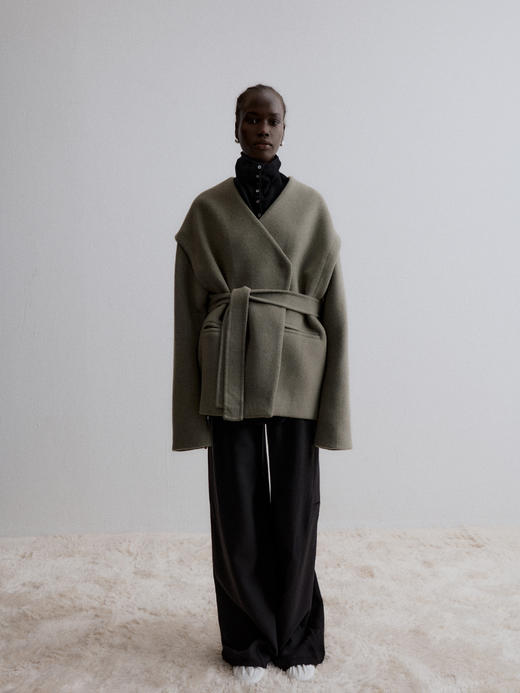 VC｜AW24091 Pamira buttoned knit top  [ 黑 / 白 / 灰 ] 商品图3