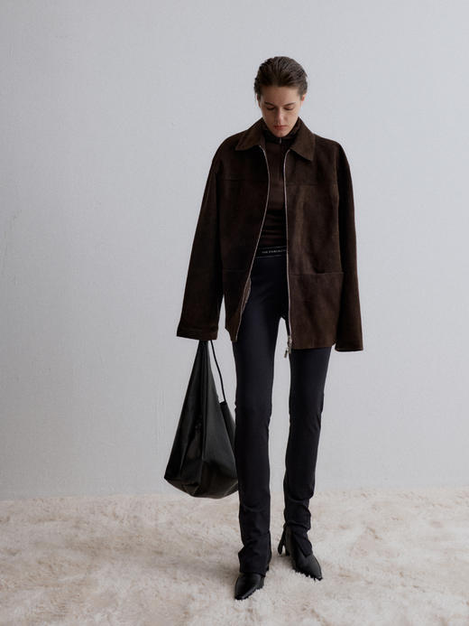 VC｜AW24135 Cosmos suede jacket [ 棕 ] 商品图3