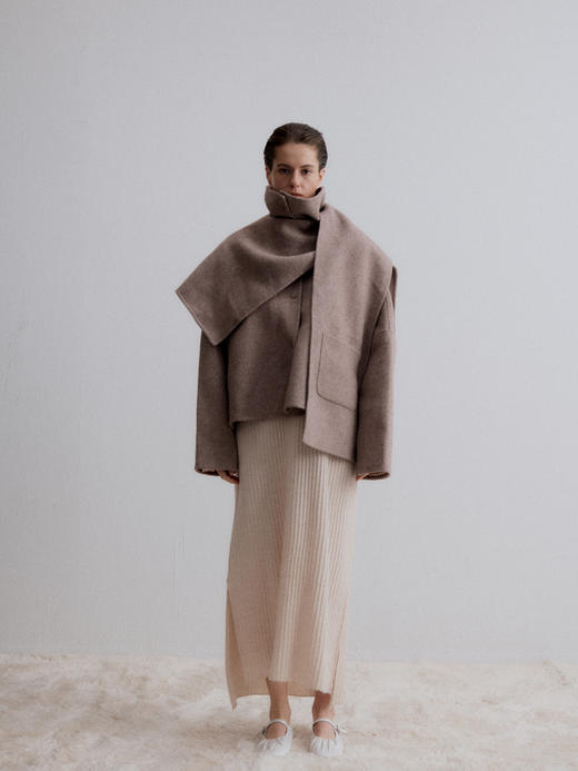 VC｜AW24093 Atlas square cut coat 外套 [ 驼 / 灰 ] 商品图2