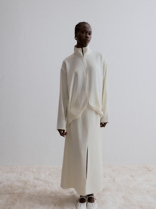 VC｜AW24116 Willow skirt [ 黑 / 白 ] 商品图4