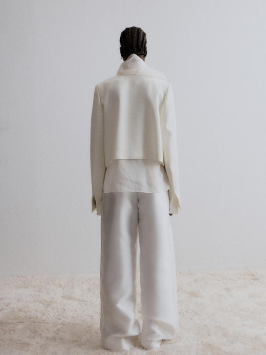 VC｜AW24143 Kalisa stiff satin trousers 长裤 [ 白 ] 商品图2