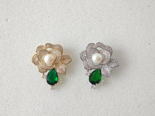 7DAYS茶花宝石胸针 商品图3