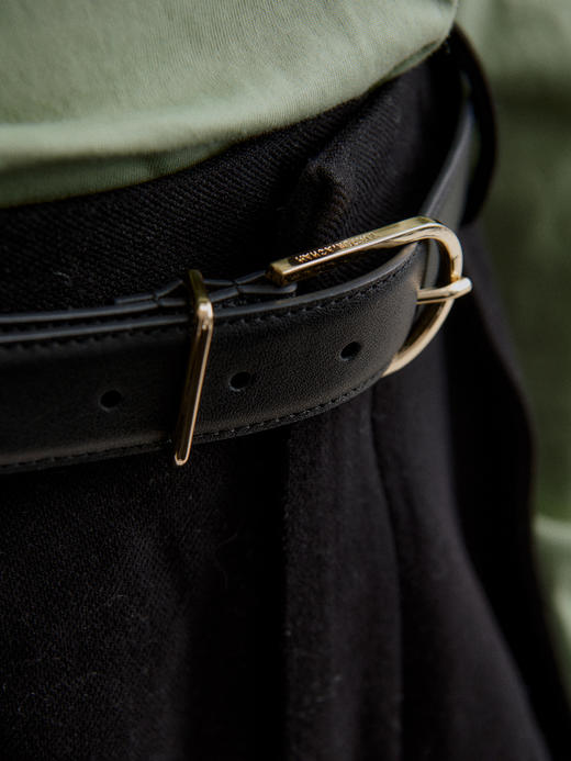 VC｜AW24159 Atlas belt  [头层小牛皮腰带 黑银 / 黑金 / 棕银 / 棕金 ] 商品图4