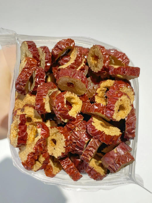 【果然U品炒红枣】💥 ‼ ✅精选”新疆若羌灰枣🏞酥脆香甜 ✅配料表只有灰枣！枣香浓郁🧐每一片都去核 商品图3