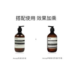 【保税仓】Aesop伊索 赋活芳香护手霜500mL、洗手液500ml