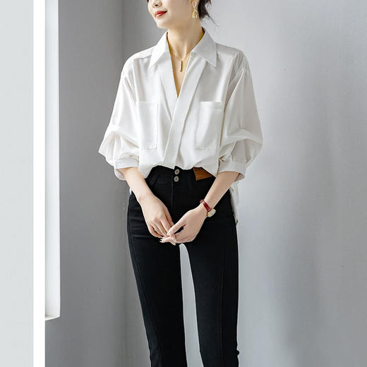 Avann设计感口袋衬衫19045 商品图3