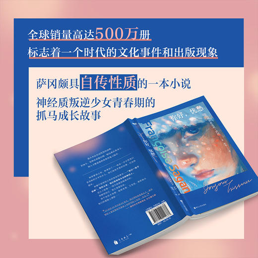 你好忧愁 弗朗索瓦丝萨冈 法国文学自传小说女性文学成长磨铁正版 商品图1