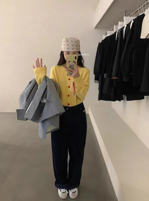 egg爱心扣开衫 商品图5