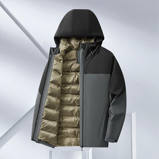 【快速聚热 耐造可水洗】户外款 羽绒棉服ds（hly） 商品图2