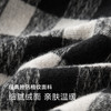 森马围巾女2024秋冬新款韩系格纹披肩加宽两用温暖绒面围脖撞色潮 商品缩略图3
