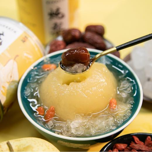 【秋冬好物！鲜炖整颗梨，清甜润肺~】6罐礼盒装 一整颗冰糖烤梨罐头炖梨 酥梨水果清润四季 梨汤清透-QQ 商品图5