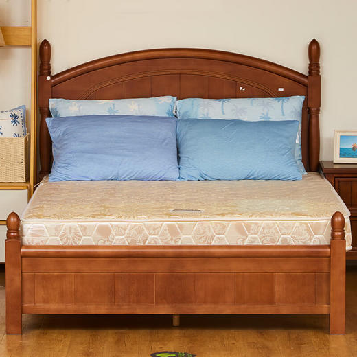 【家具】床 N波士顿 浅棕色/中棕色/水洗白 双人床/单人床/大双人床 商品图3