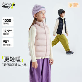 【90白鸭绒 微拒水防静电】经典百搭羽绒马甲PDMJ2203