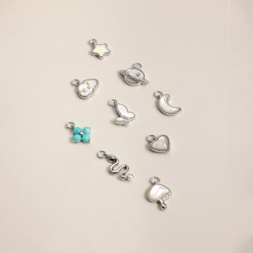 ARSIS银饰｜幸运符号系列 幸运符号耳环 单只银色 商品图7