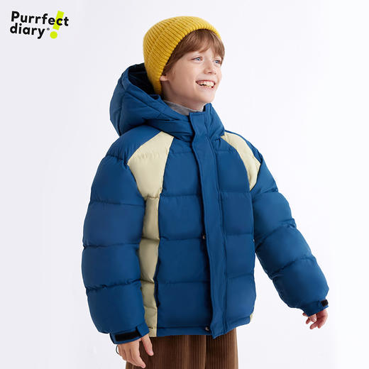 fx-【加厚抗寒】儿童拼色面包羽绒服 PDWT2416 商品图4