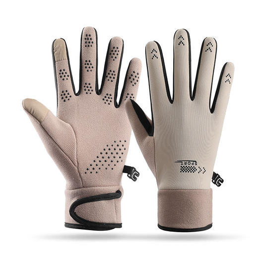 【保暖手套男女情侣款】秋冬季骑行加绒加厚户外保暖手套 防滑触屏防风防寒手套 商品图14