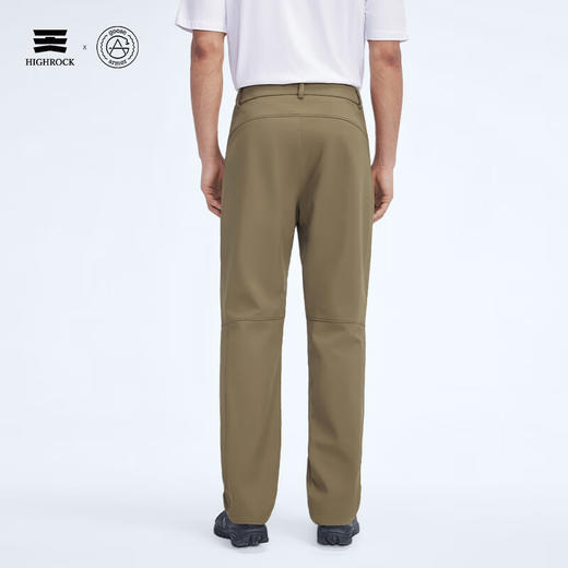 天石鹅铠甲户外软壳裤秋冬加绒防泼水耐磨防风保暖登山长裤男士G623 商品图7