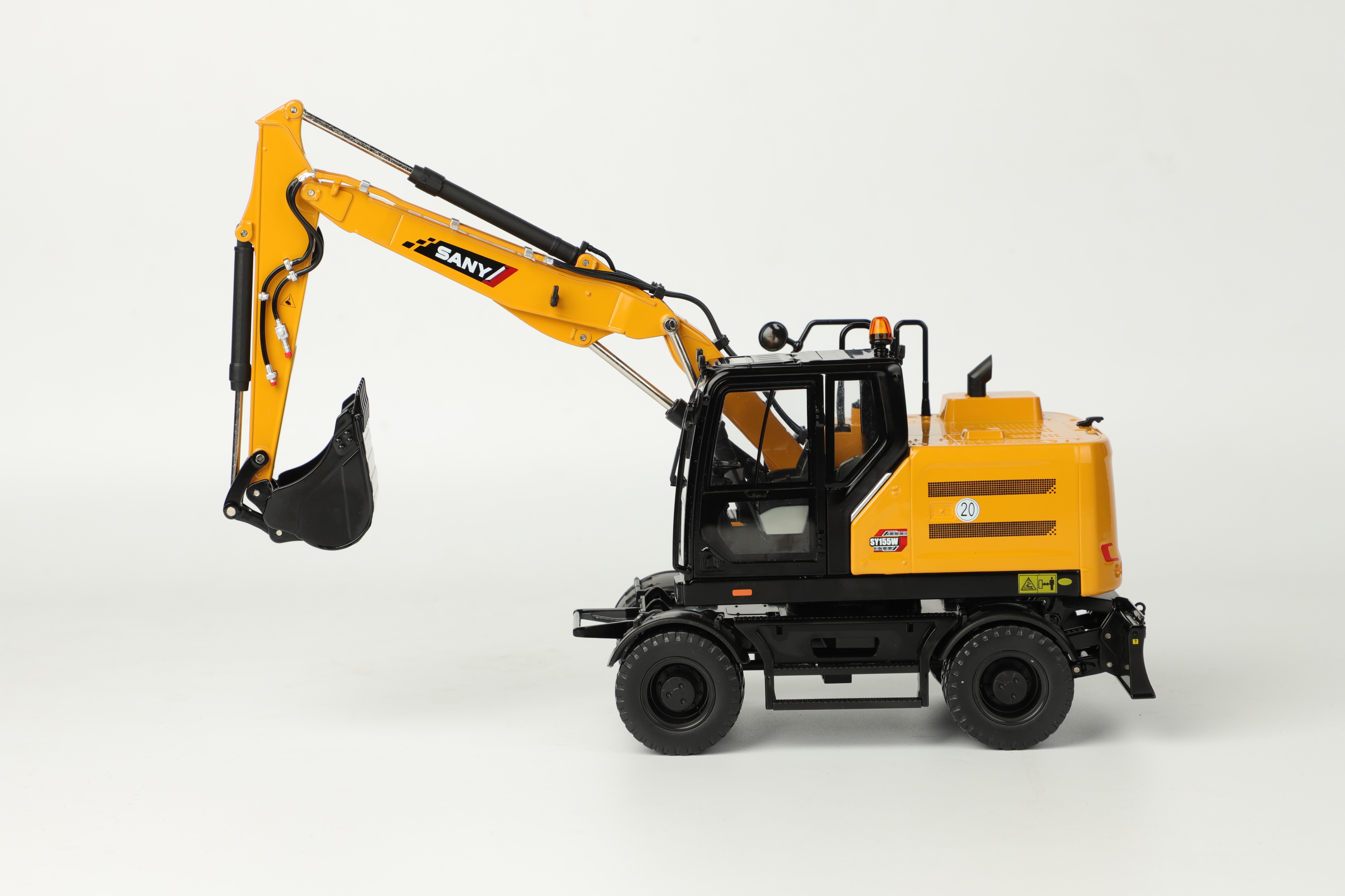 SY155W挖掘机模型1:25