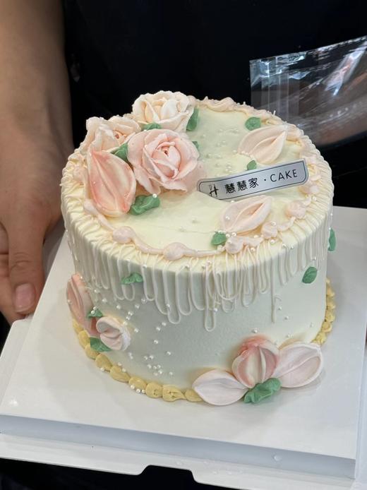 蛋糕定制—粉玫瑰刮刀花（需提前24小时预订） 商品图0