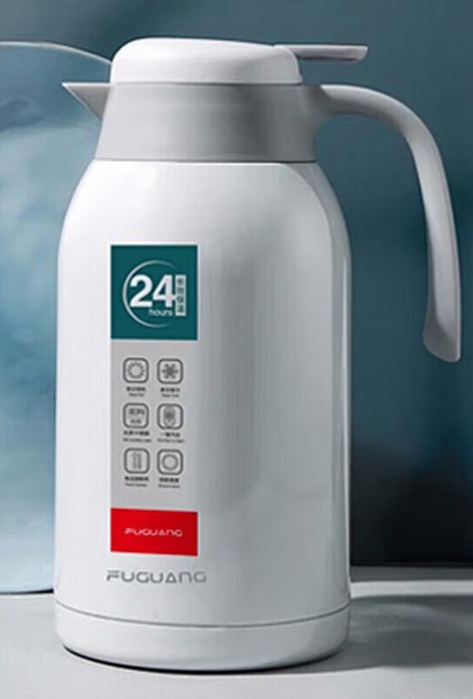 富光保温壶2.2L大容量304不锈钢保温瓶家用暖壶按压式热水壶开水瓶 100012927612 商品图0