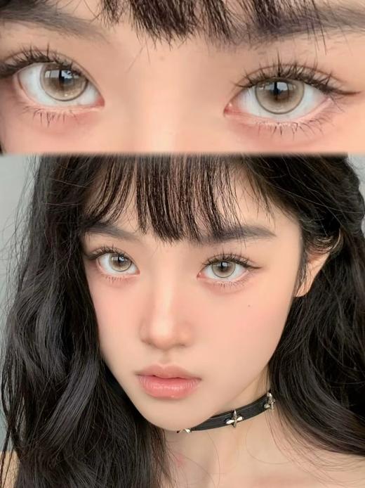 [国货美瞳] pfgirl月抛 时髦颜值提升思路 可可熊 一副（2片） 商品图4