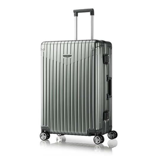新秀丽经典竖条纹铝镁合金拉杆箱NU1 商品图0