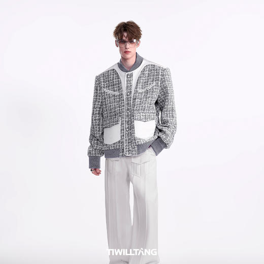TIWILLTANG启世录“汲檞焕煜” 撞色小香夹克 商品图3