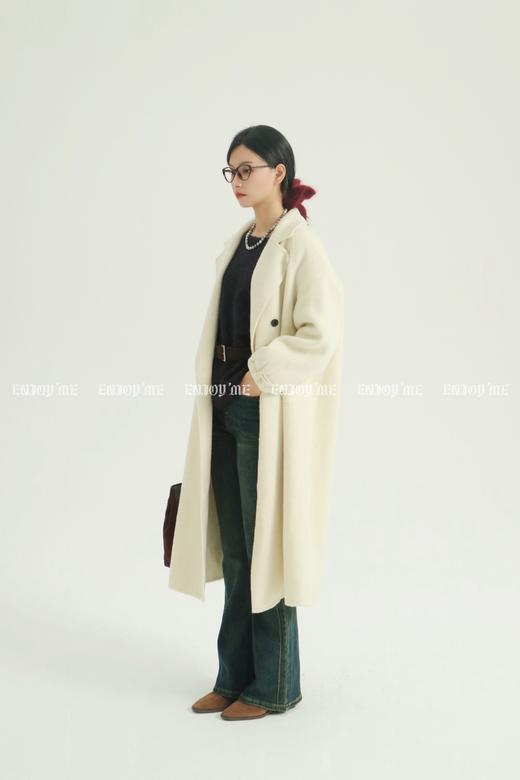 【门店同款】ENJOY冬季柔韧与共松紧袖口大衣 159496749 商品图11