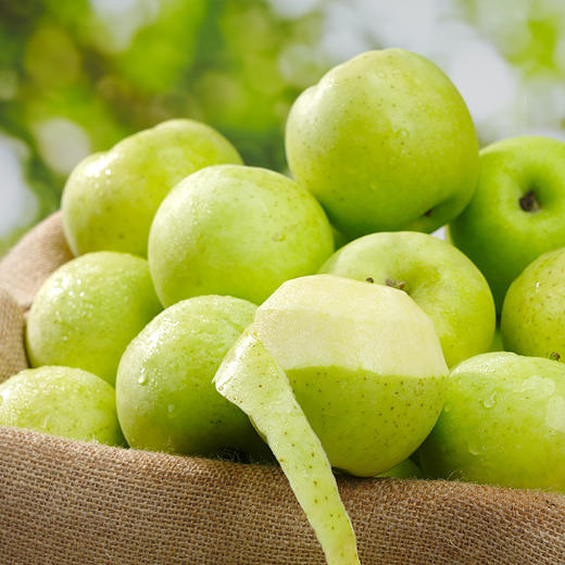 时令水果【王林苹果 】皮薄肉脆，果香四溢，果肉饱满，拒绝催熟剂！云相思 新疆 青森王林青苹果 时令水果 商品图0