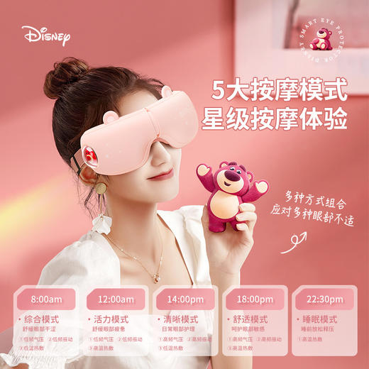 正版草莓熊冬日好物 热敷气囊按摩眼部按摩仪月经例假暖宫带 商品图2