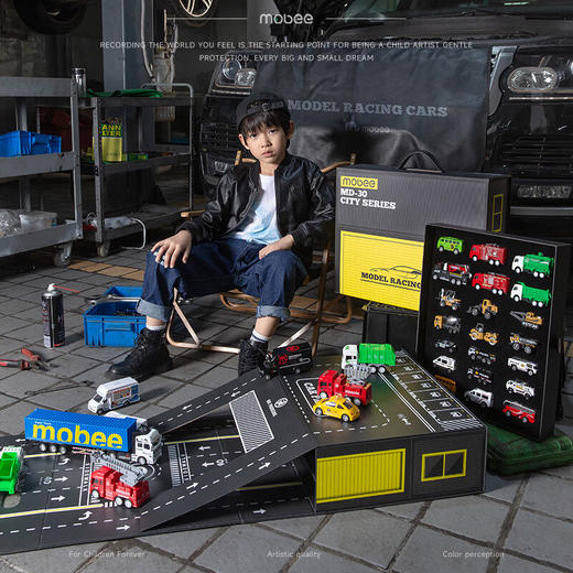 mobee小象莫贝30辆城市系列礼盒 商品图8
